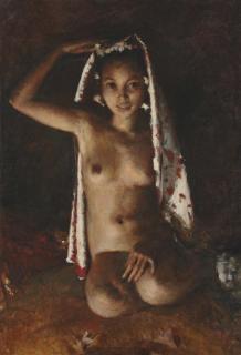 Romualdo Frederico Locatelli - Portrait Of A Nude
