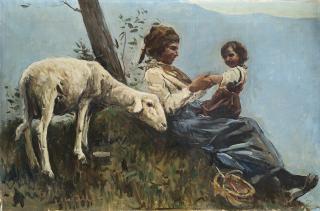 Romualdo Locatelli - Riposo in montagna