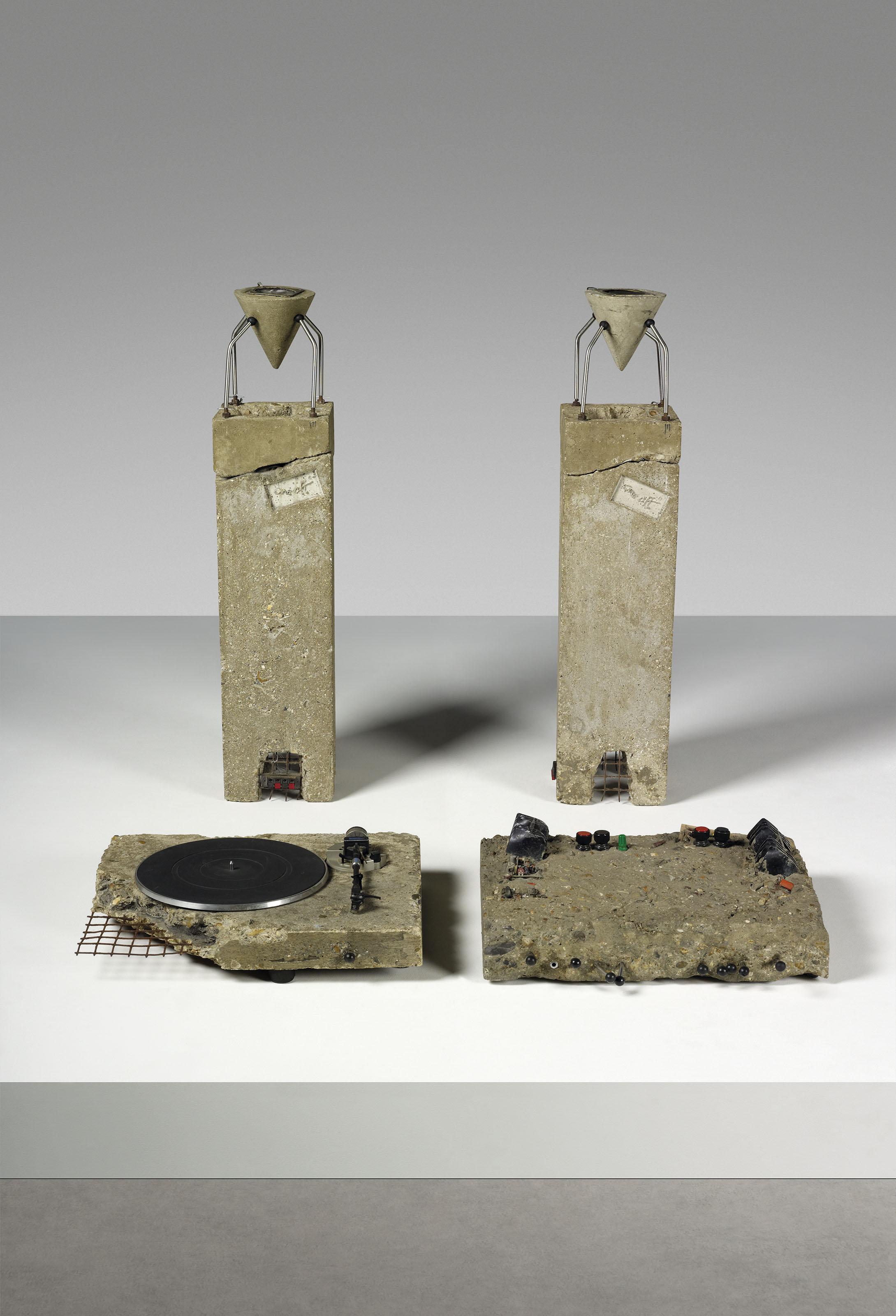 Ron Arad - A Rare \'Concrete Stereo\'