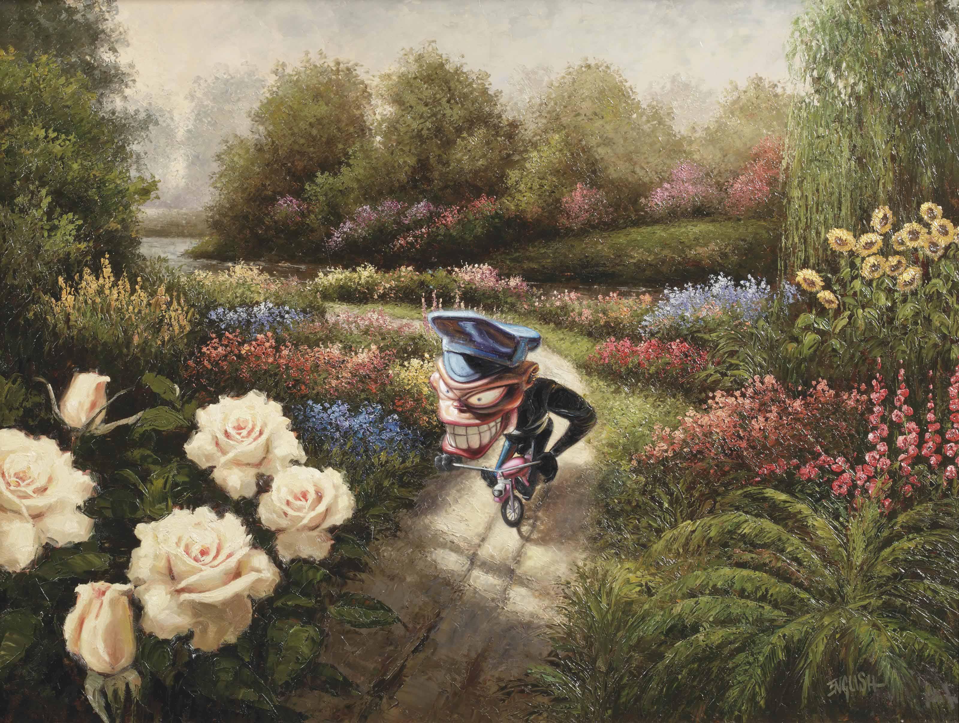 Ron English - \'Davey\'. The low road