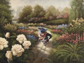 Ron English - \'Davey\'. The low road