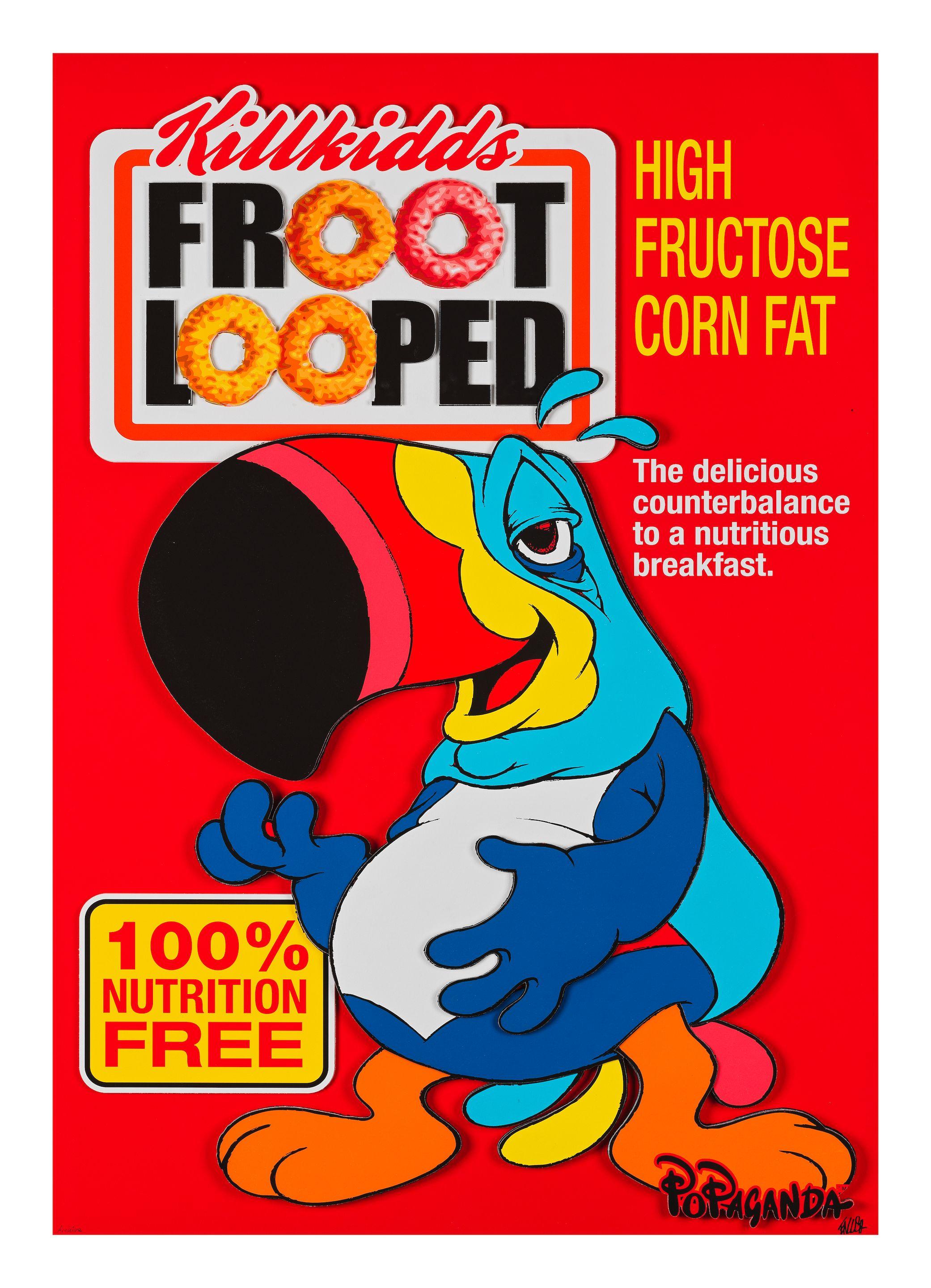 Ron English - Froot Looped, 2020