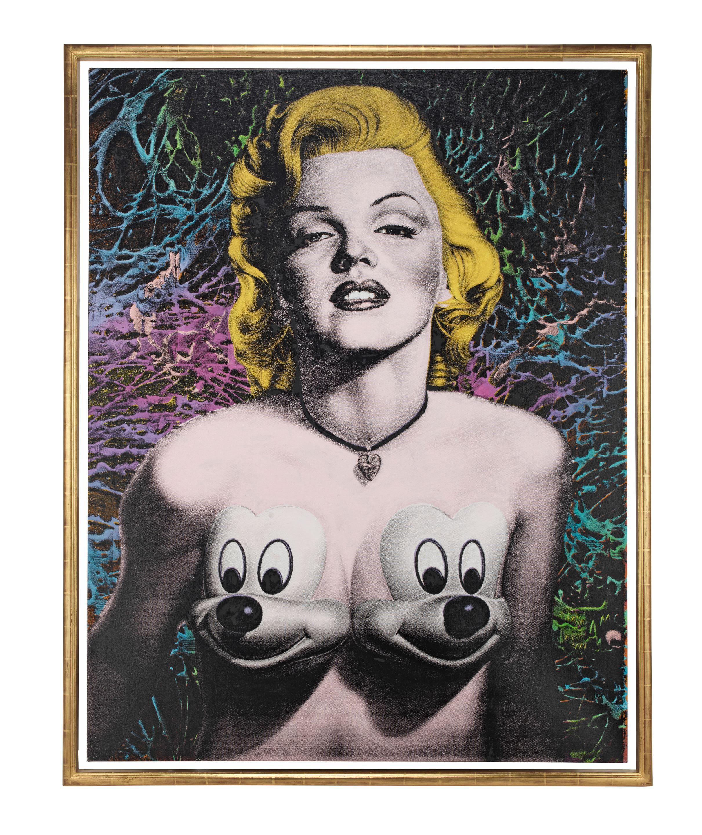 Ron English - Splash Marilyn Mickeys