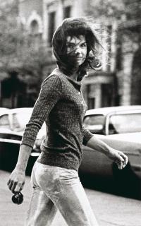 Ron Galella - Windblown Jackie, New York City