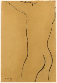 Ronald B. Kitaj - Male Nude