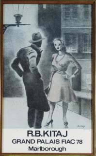 Ronald Brooks Kitaj - Poster of Femme De Peuple Ii