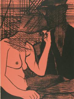 Ronald Brooks Kitaj - Sleeping fires.