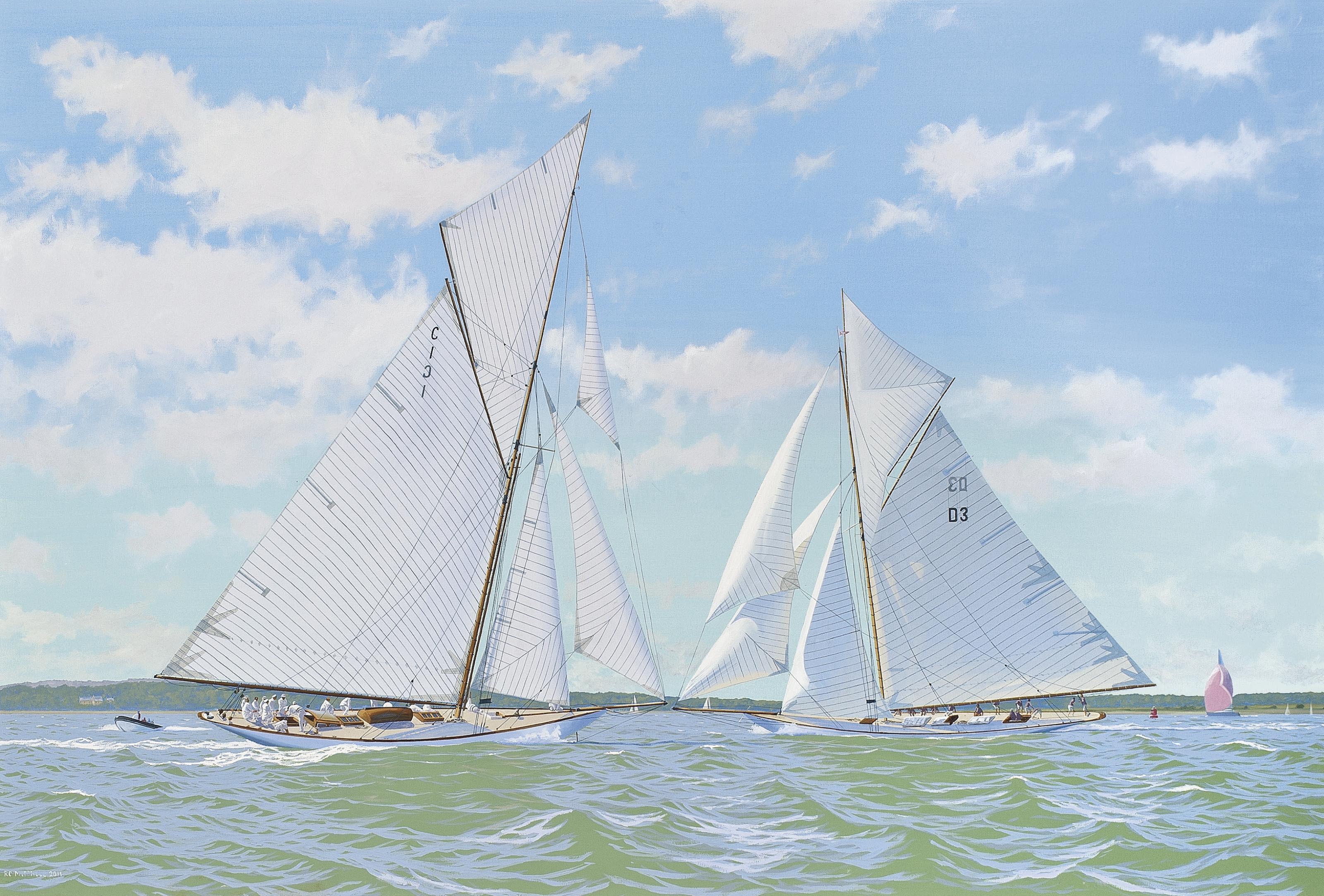 Ronald Charles Mitchell - Magnificent Fifes racing in the inaugural Westward Cup Regatta, 2010