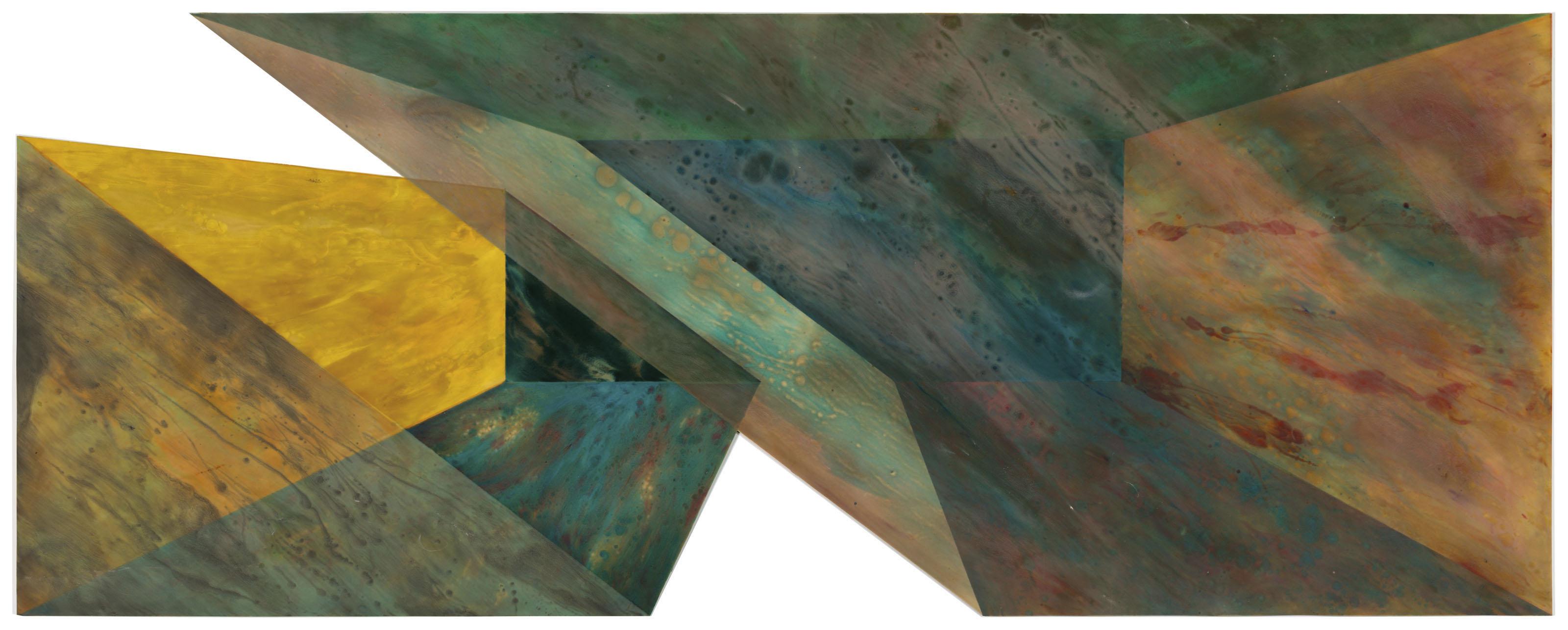 Ronald Davis - Diagonal Rectangle XV