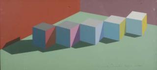 Ronald Davis - Five Block Row (Gemini 544)