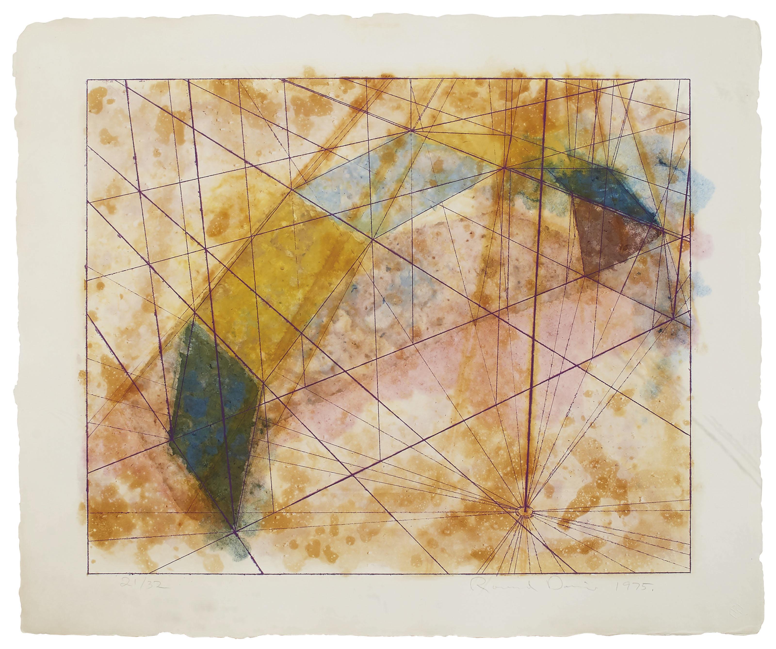 Ronald Davis - Intaglio Print Series: three plates