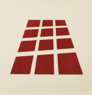 Ronald Davis - Trapezoid F, from Monochromatic Series