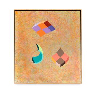 Ronald Davis - Two Lens and Serpentine, 1980