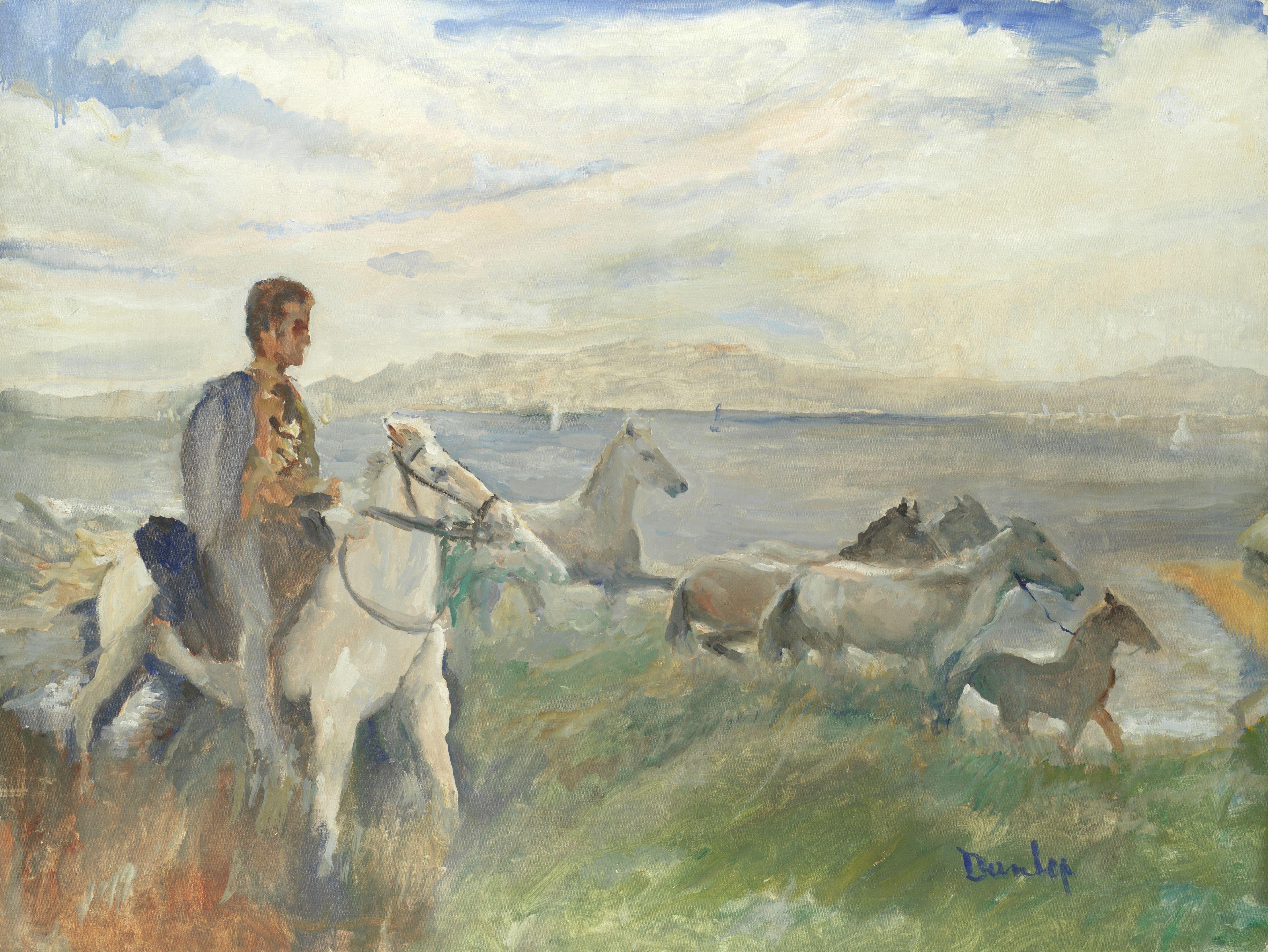 Ronald Ossory Dunlop R.A., R.B.A. - Horses