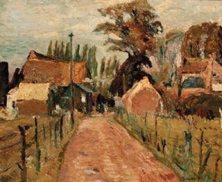 Ronald Ossory Dunlop, R.A. - Farm at Hersham