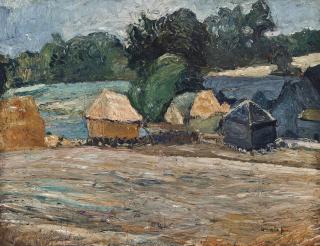 Ronald Ossory Dunlop, R.A. - Haystacks