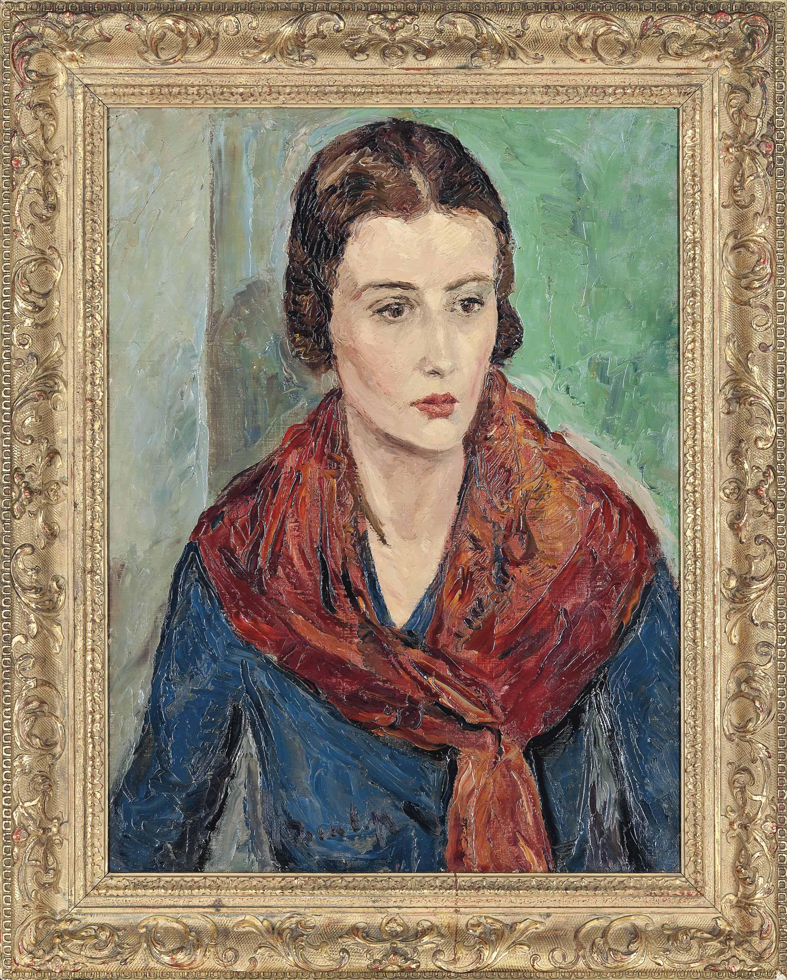 Ronald Ossory Dunlop, R.A. - Portrait Of A Lady