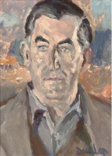 Ronald Ossory Dunlop, R.A. - Portrait of Hubert Cook