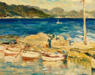 Ronald Ossory Dunlop - The Port, St. Tropez