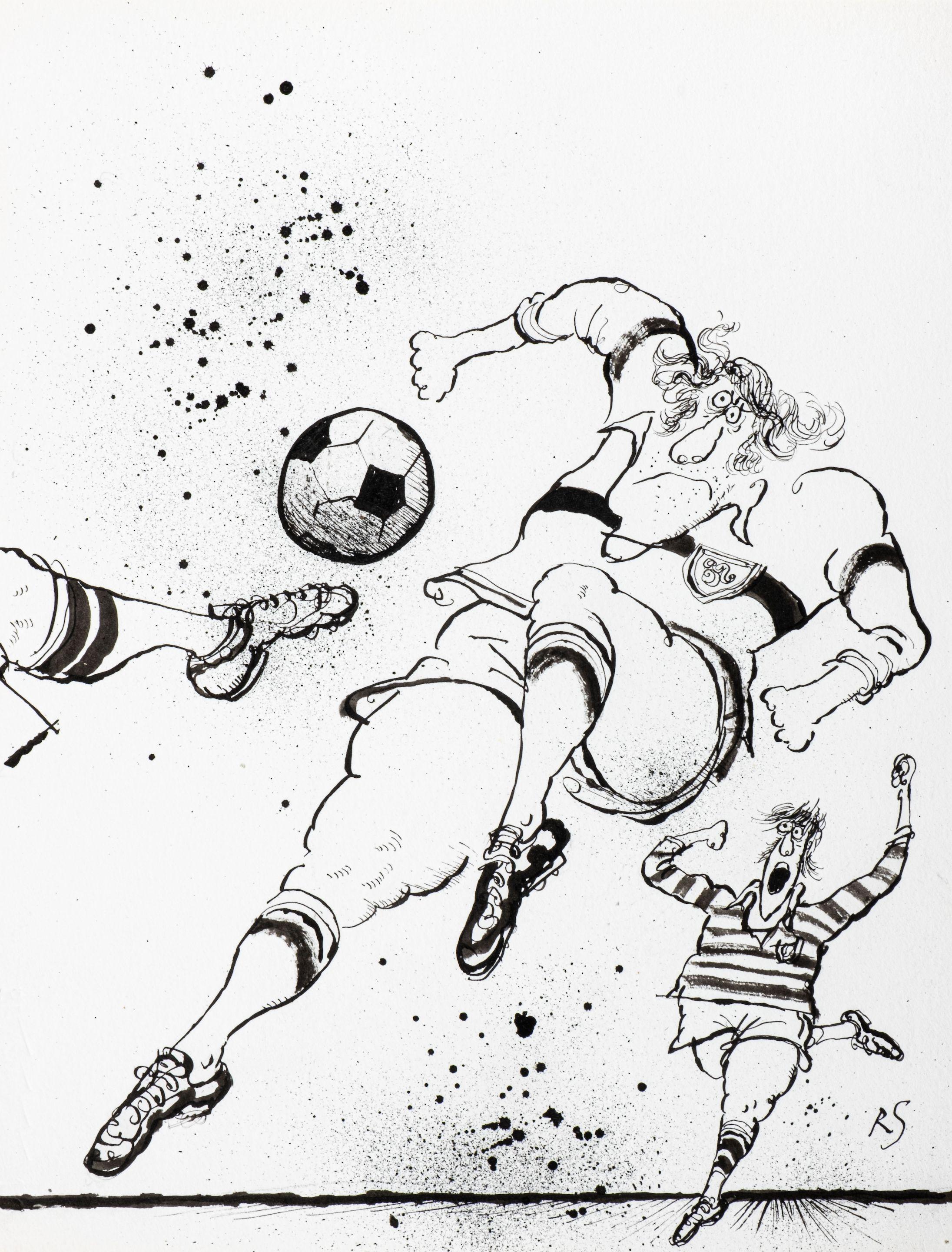 Ronald Searle - High Ball