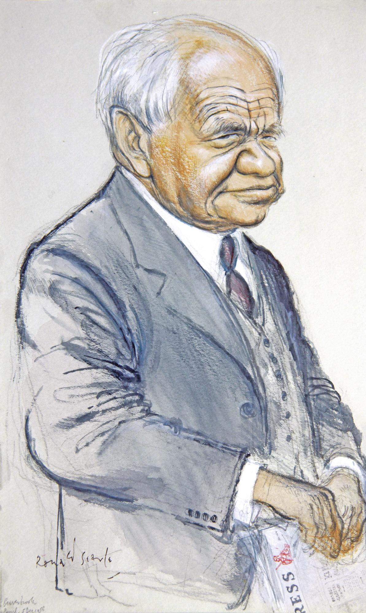 Ronald Searle - Lord Beaverbrook