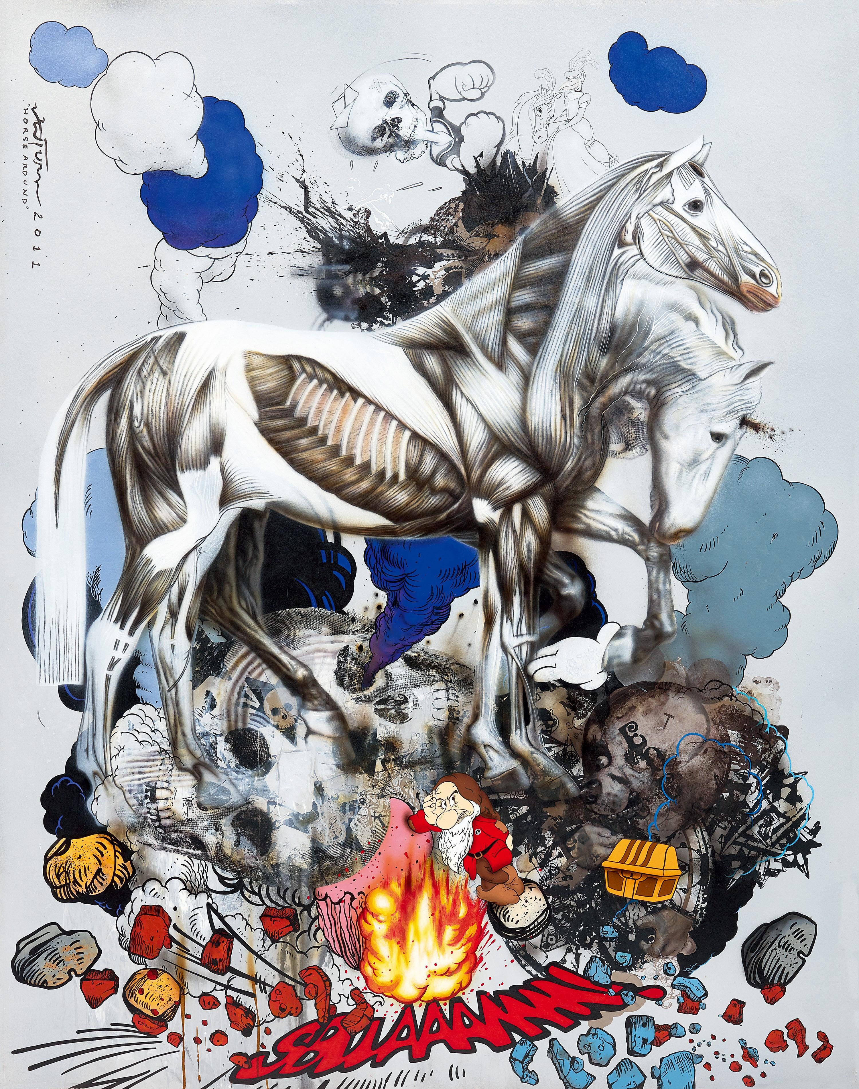 Ronald Ventura - Horse Around(Painted In 2011)