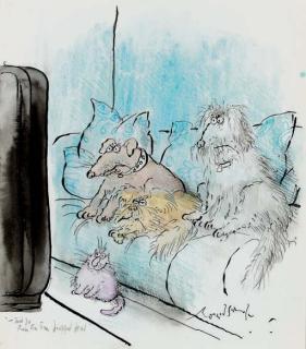 Ronald William Fordham Searle - \' - and so Rin Tin Tin dropped dead -\'