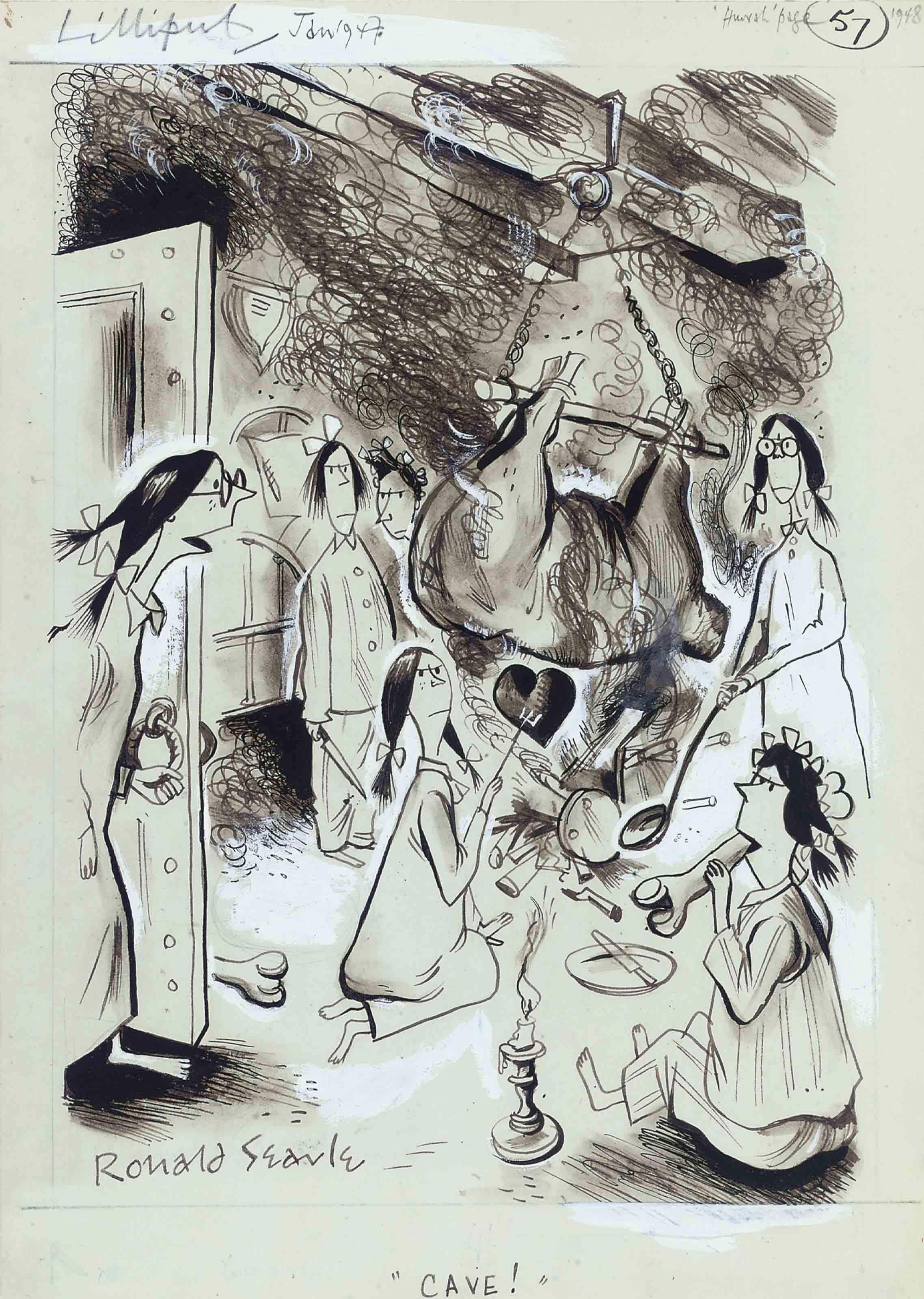 Ronald William Fordham Searle - \'Cave!\'