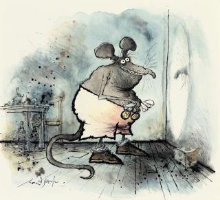 Ronald William Fordham Searle - \'Imbecile rodent confident that it has a foolproof claim aginst the Disney Organisation\'