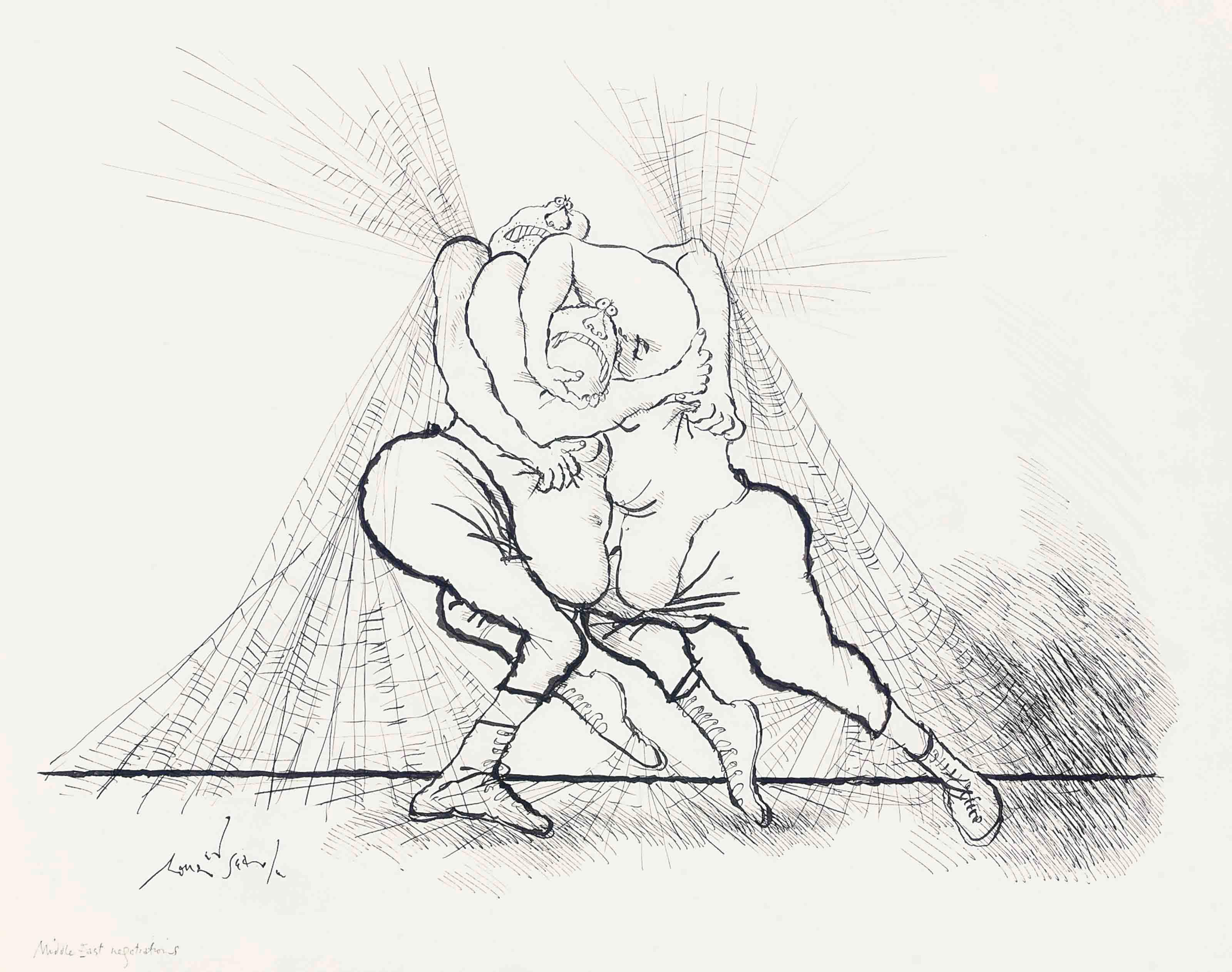 Ronald William Fordham Searle - \'Middle East Negotiations\'