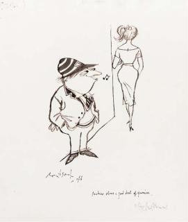 Ronald William Fordham Searle - Parkins shows a good deal of promise