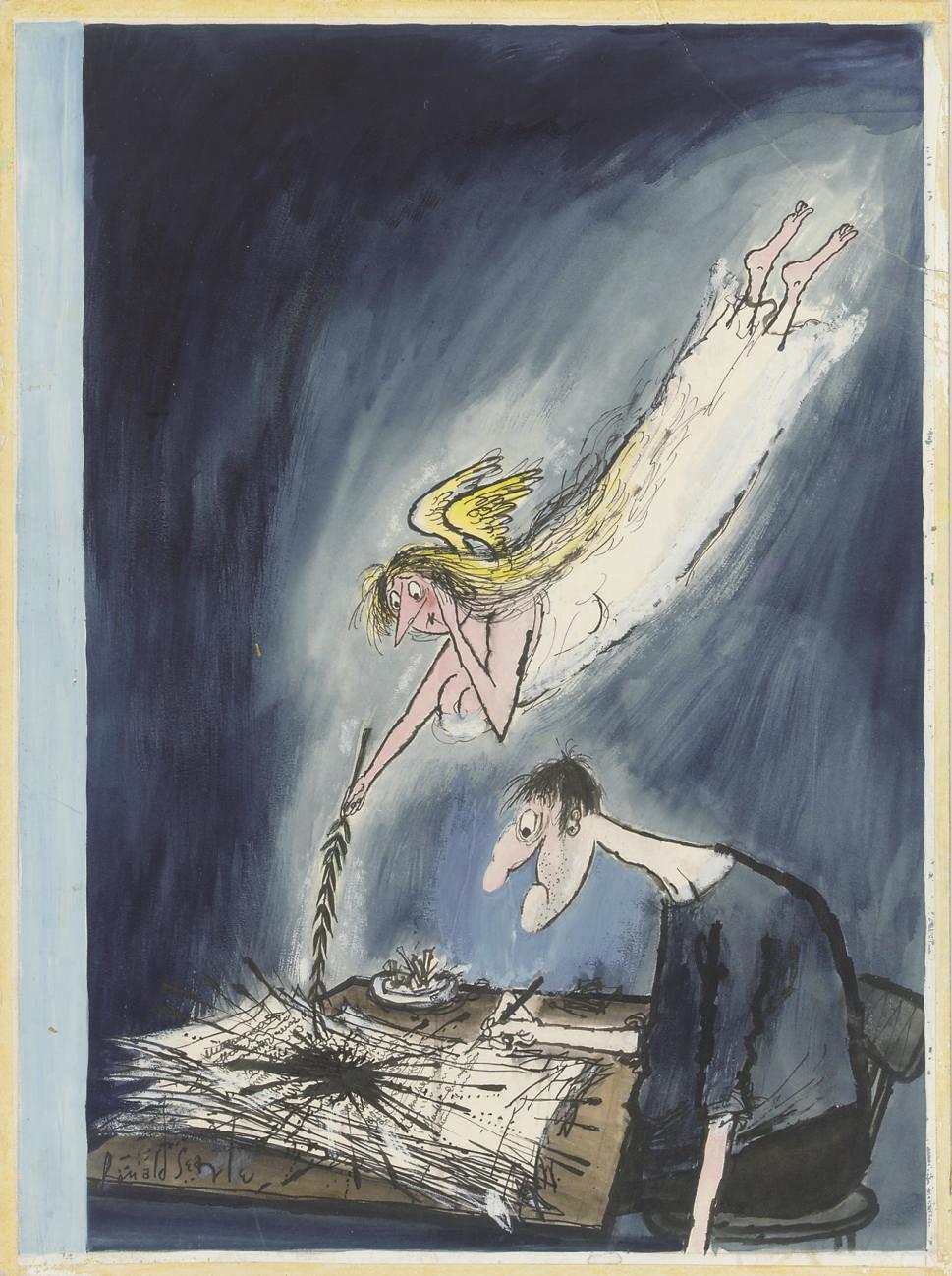 Ronald William Fordham Searle - The Angel of Inspiration