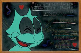 Ronnie Cutrone - Untitled (School is Out)