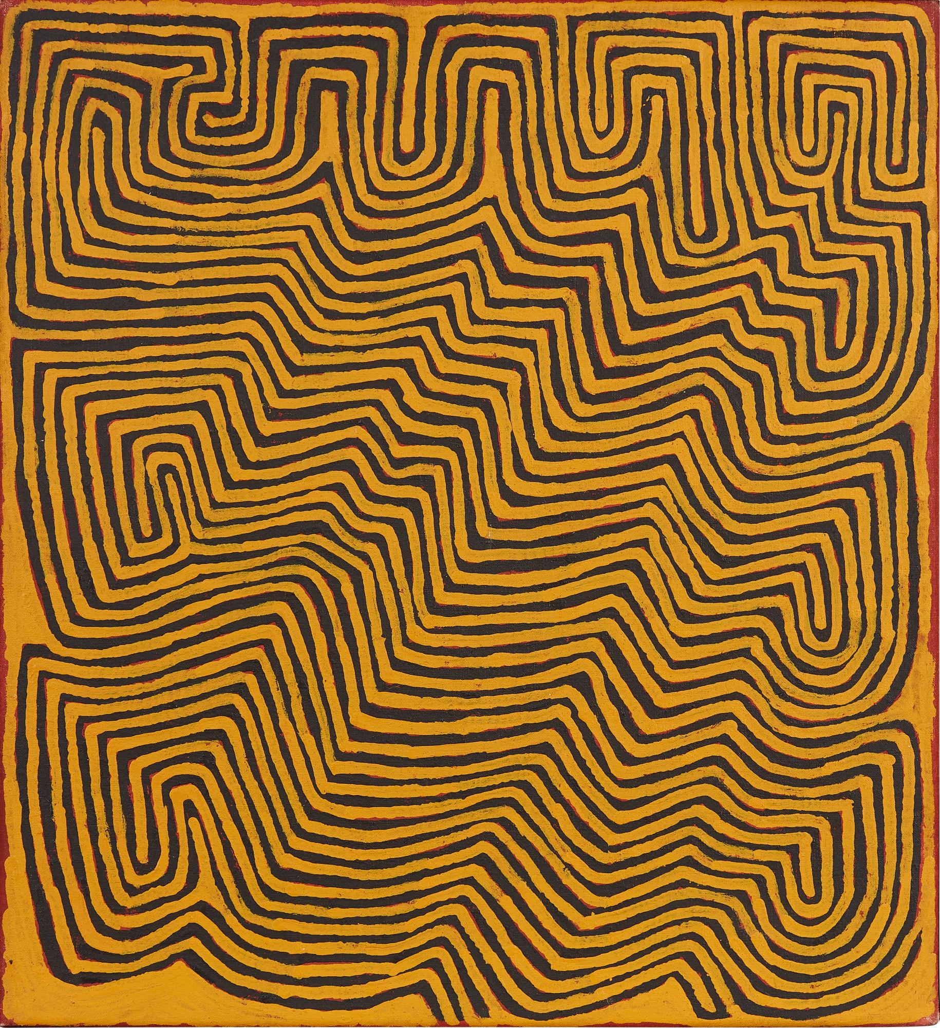 Ronnie Tjampitjinpa - WATER DREAMING AT MALPARINGYA, 2006