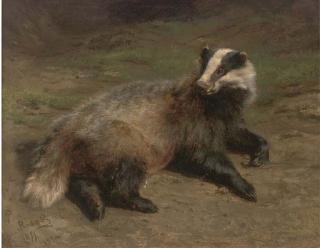 Rosa Bonheur - A Resting Badger