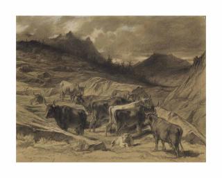 Rosa Bonheur - Salers cattle in the Auvergne