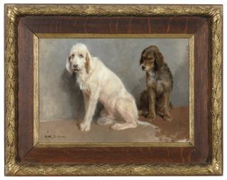 Rosa Bonheur - Study of two dogs