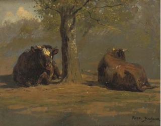 Rosa Bonheur - Vâches sous l\'arbre