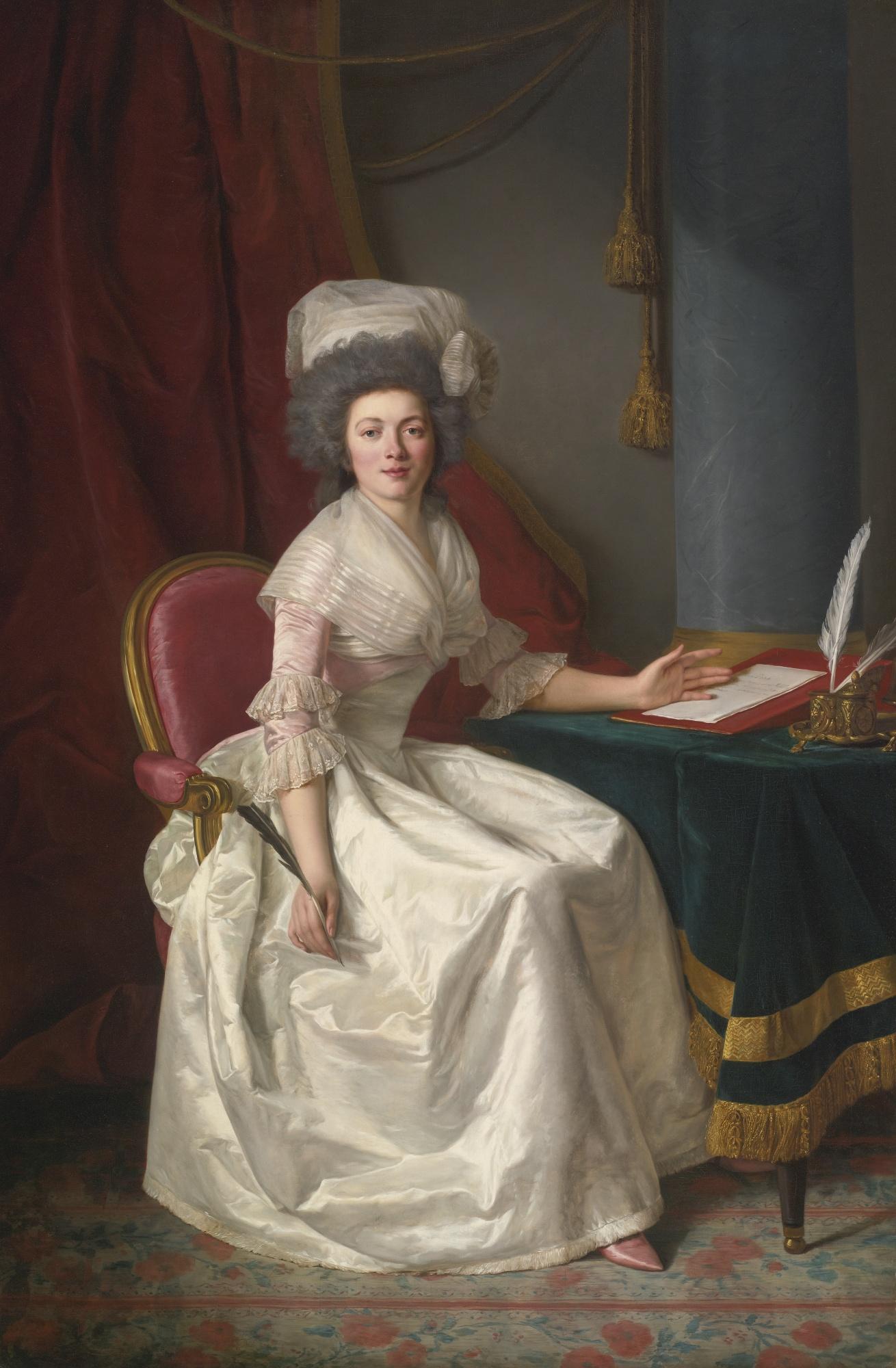 Rose-Adélaïde Ducreux - Portrait Of A Lady
