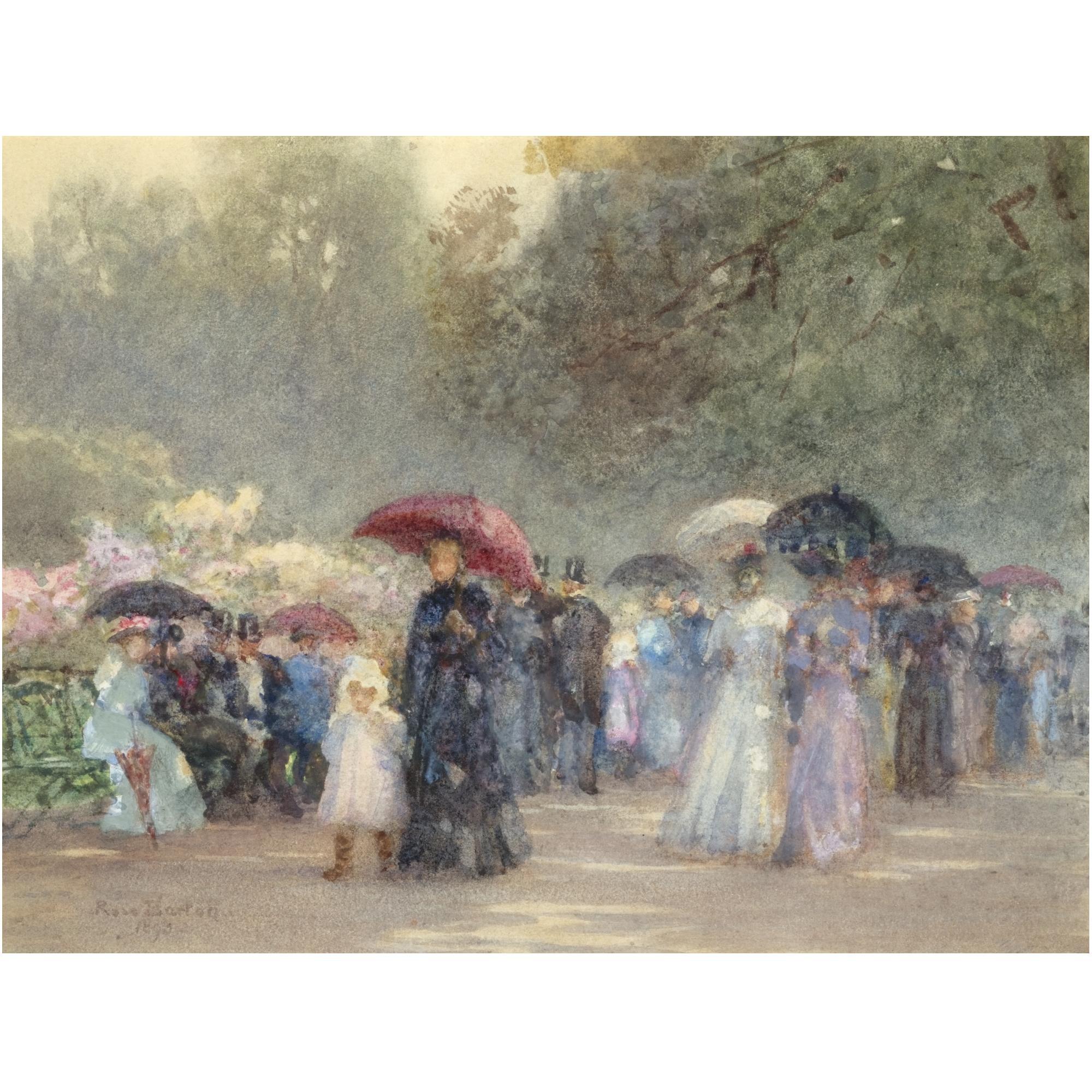 Rose Barton, R.W.S. - Hyde Park, May