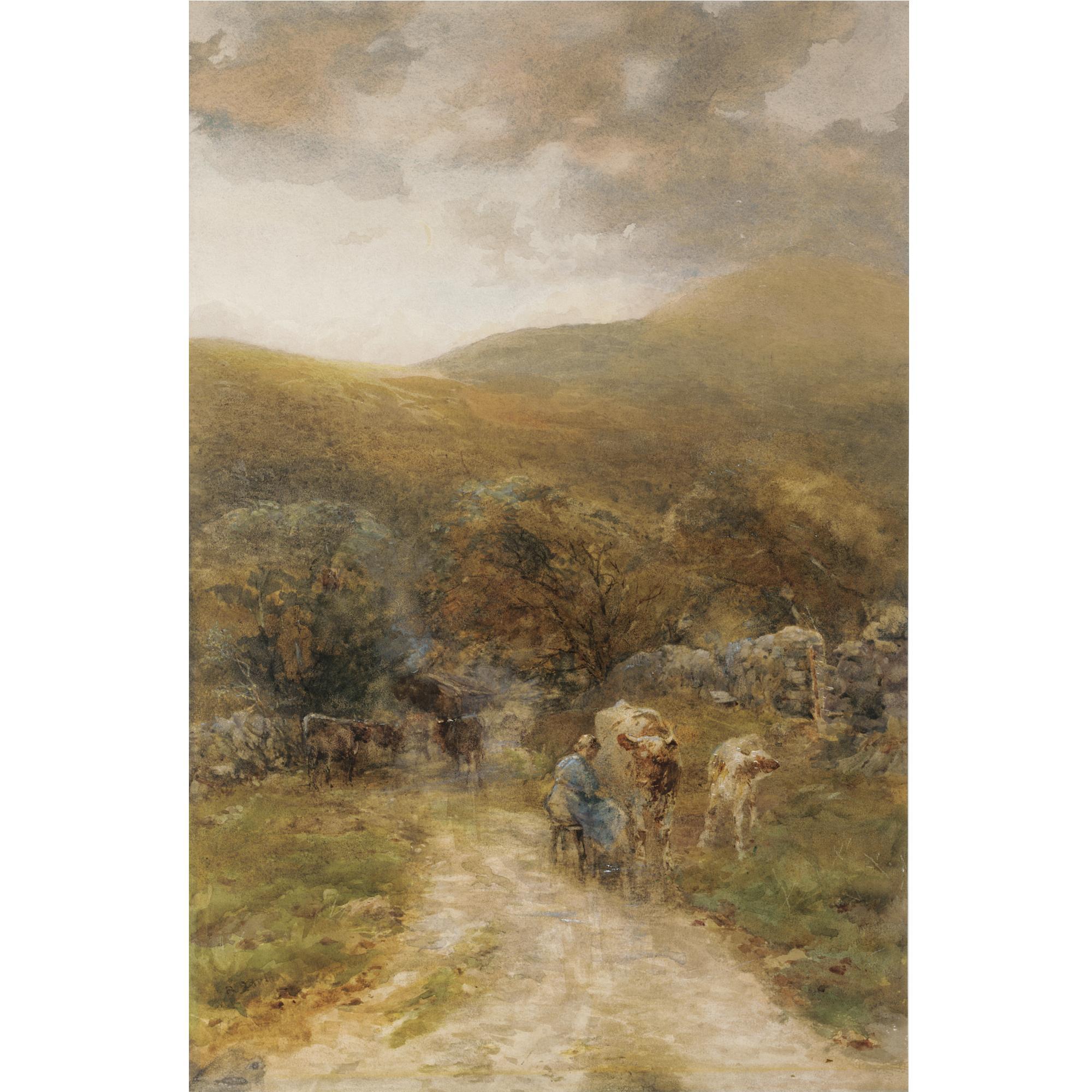 Rose Barton, R.W.S. - Milking Time