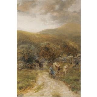 Rose Barton, R.W.S. - Milking Time