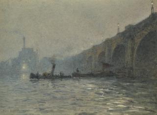 Rose Barton, R.W.S. - Waterloo Bridge, London