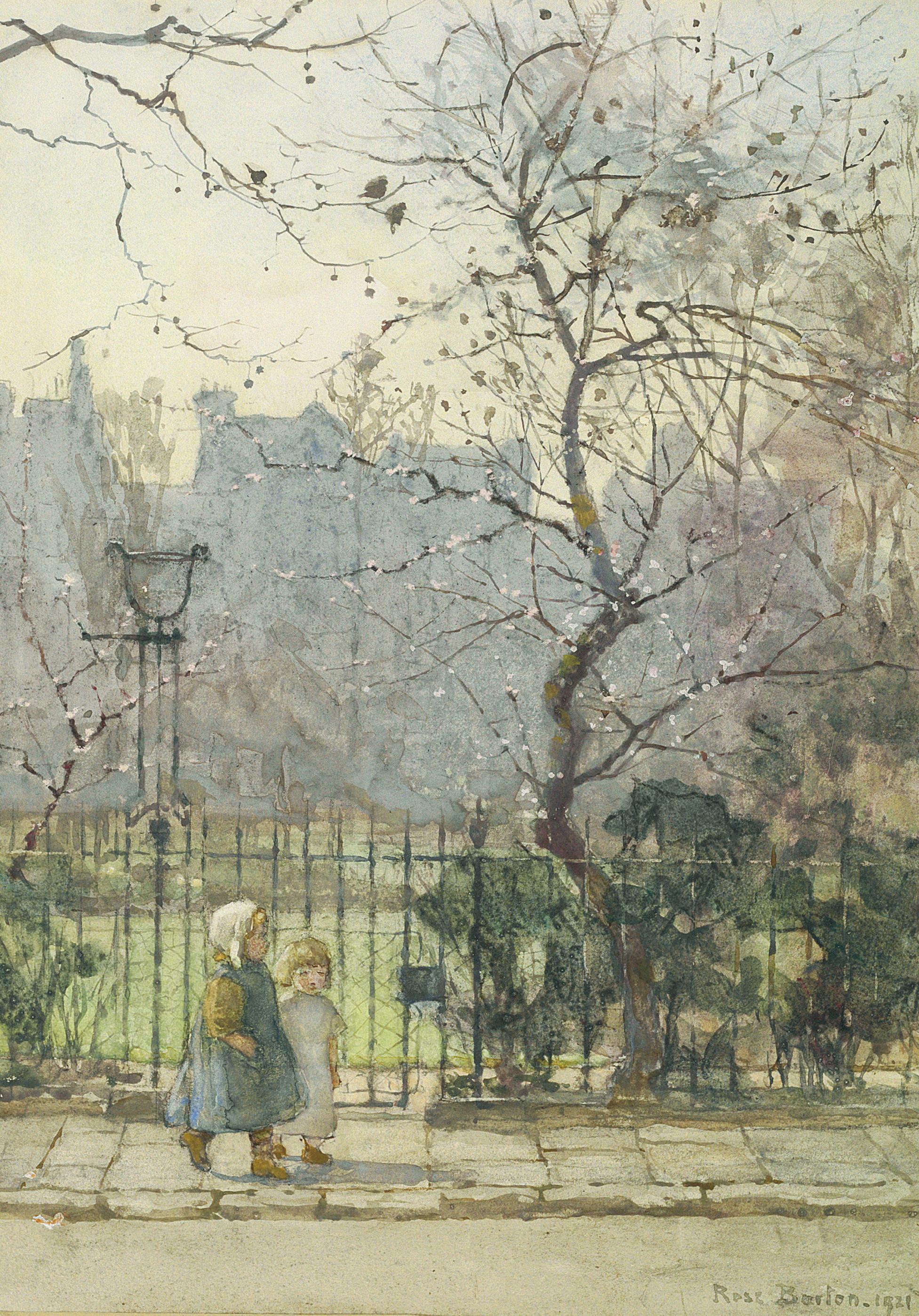 Rose Maynard Barton, R.W.S. - Kensington Gardens