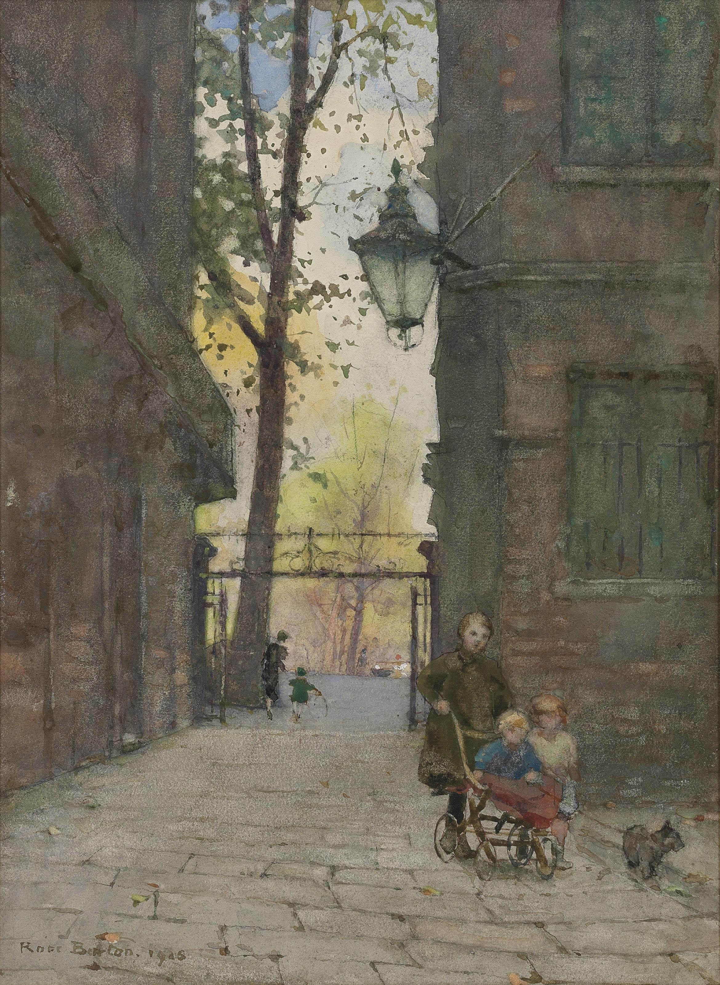 Rose Maynard Barton, R.W.S. - Parks Place, Knightsbridge, London
