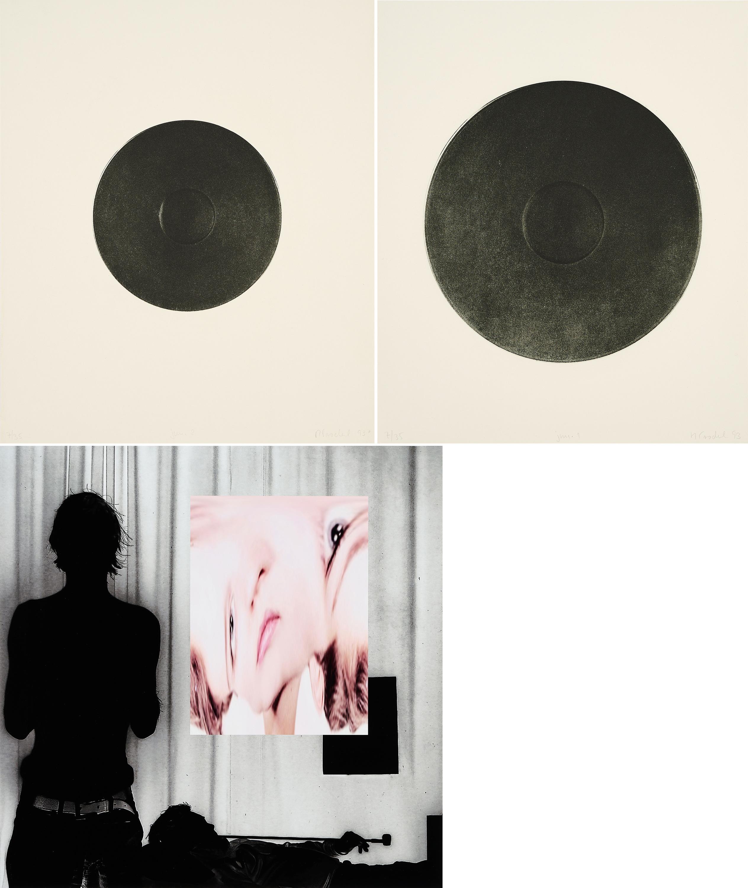 Rosemarie Trockel - Konvolut von 2 Druckgrafiken.