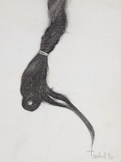 Rosemarie Trockel - Ohne Titel (Haarzopf)