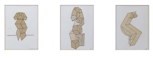 Rosemary Wynnis Madigan - Three Collages