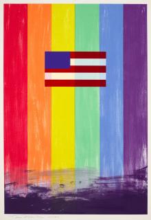 Ross Bleckner - Gay Flag