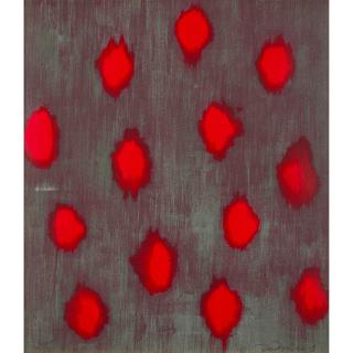 Ross Bleckner - Throbbing Hearts
